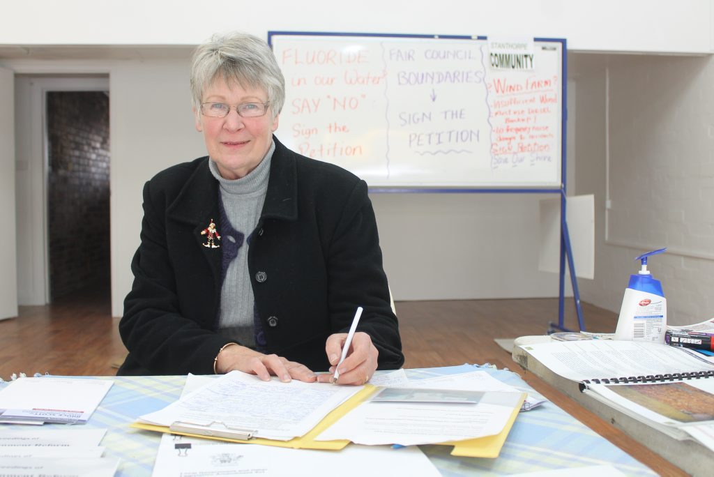 FLUORIDE PETITION: Sue Johnson supports the removal of fluoride from our water. Photo Linden Morris / Stanthorpe Border Post FLUORIDE PETITION: Sue Johnson supports the removal of fluoride from our water. Photo Linden Morris / Stanthorpe Border Post